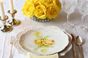 Spring place setting