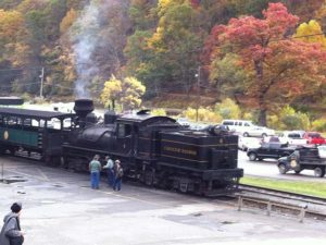 Train at Cass Railroad