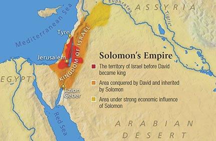 Map of Solomon's Empire