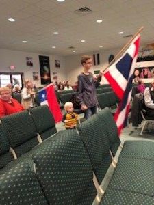 Parade of flags